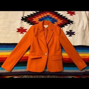 Michael Kors wool blazer orange